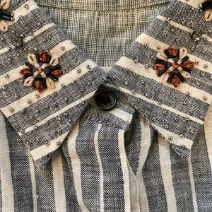 Max Mara button up linen shirt